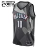 Dres Brooklyn Nets Ben Simmons Nike 2024-25 City Edition Sivo Swingman - Dječji